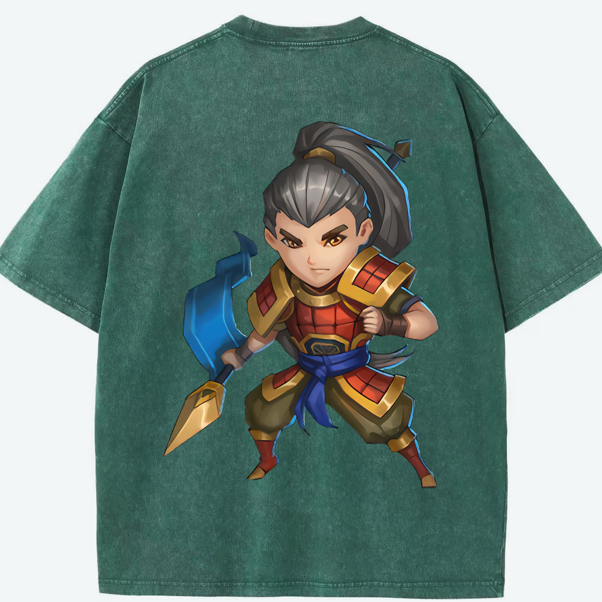 リーグ・オブ・レジェンド League of Legends LOL 綿100% ヴィンテージ風 半袖Tシャツ（背面プリント）